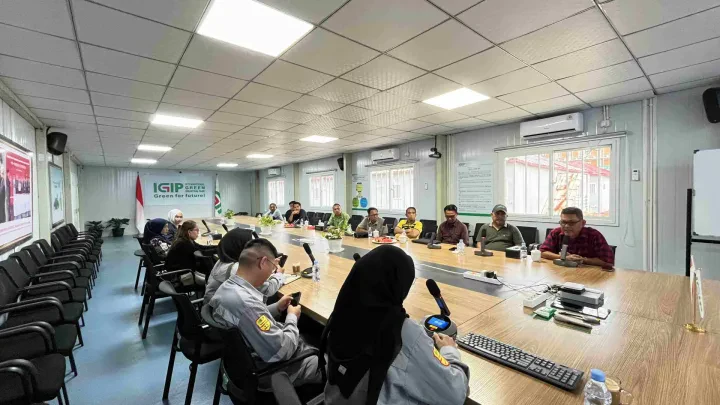 KUNJUNGAN KERJA KADIS DKP PROV. SULTENG KE PT. INTERNATIONAL GREEN INDUSTRIAL PARK (PT.IGIP) MOROWALI