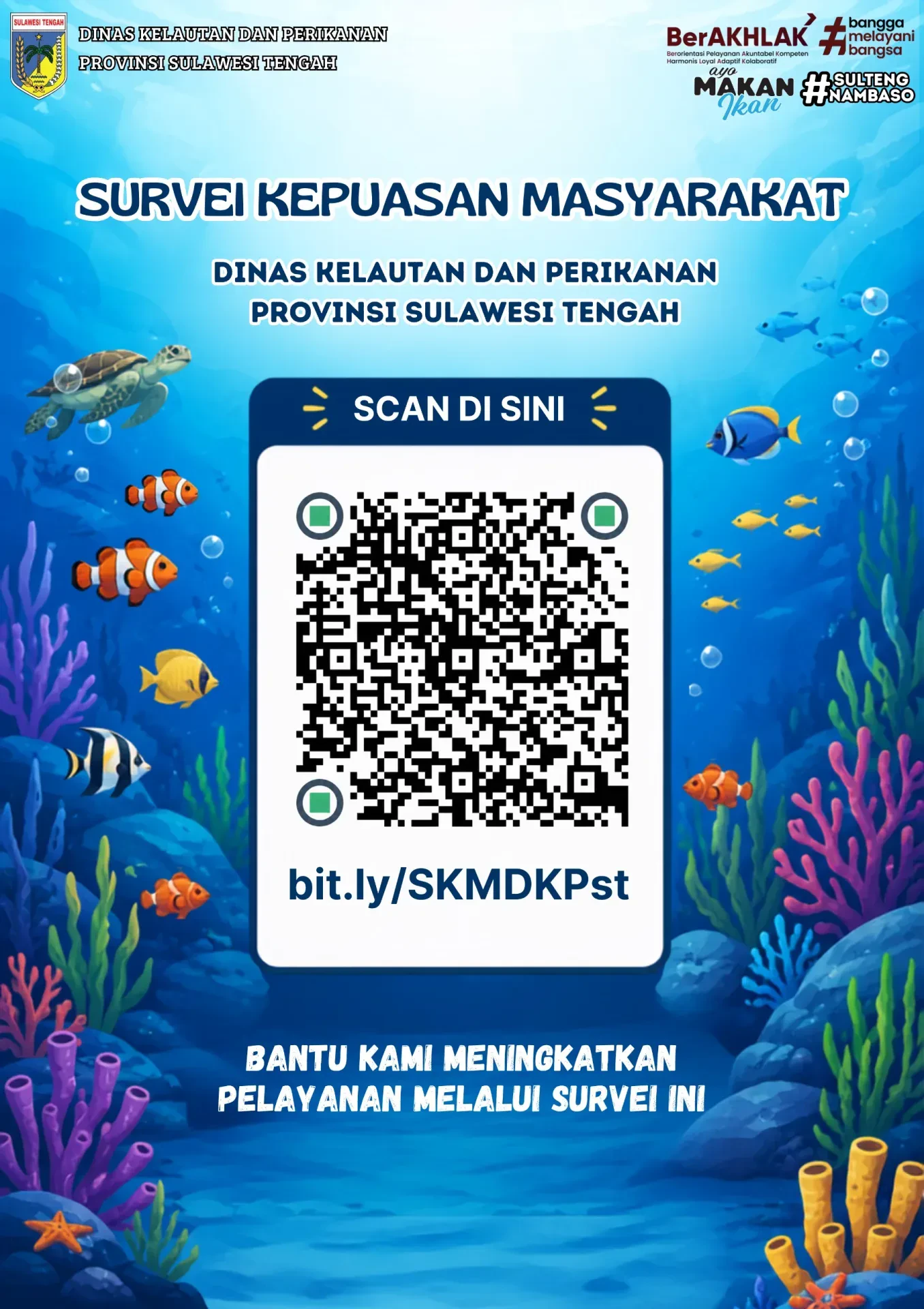 Survei Kepuasan Masyarakat Dinas Kelautan dan Perikanan Provinsi Sulawesi Tengah