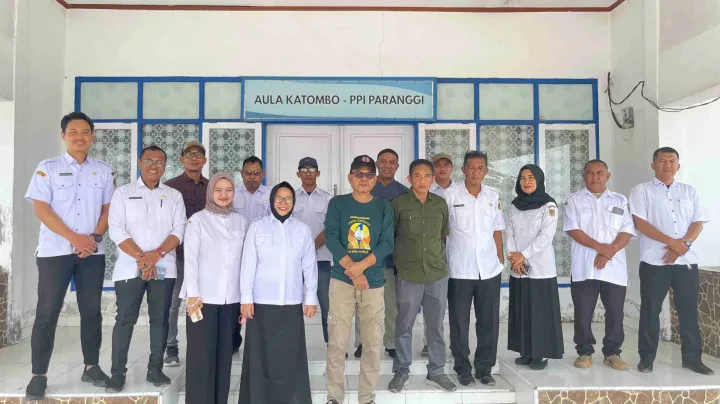KUNJUNGAN KERJA KADIS DKP PROV. SULTENG KE UPTD PP-KKP3K WILAYAH II KABUPATEN PARIGI MOUTONG